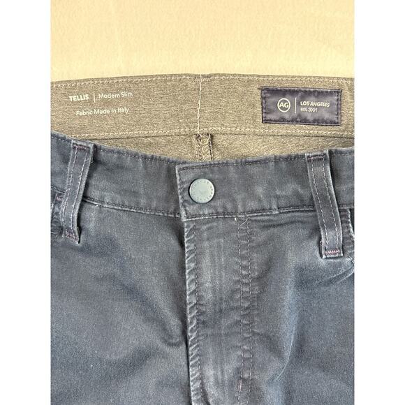 Men’s AG Los Angeles Dark Blue Wash Modern Slim Jeans Sz 32 - Picture 2 of 4